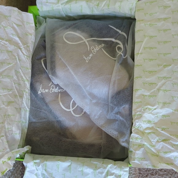 NIB Sam Edelman Daniella Black Suede Heel, Size 8.5 - Picture 5 of 11